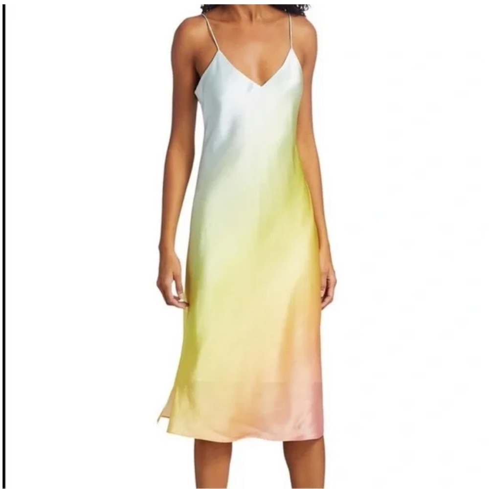Cami NYC Raven Silk Tye-die Dress